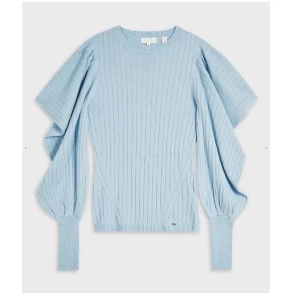 Ted Baker Bubless Extreme Sleeve Knit Sweater 0